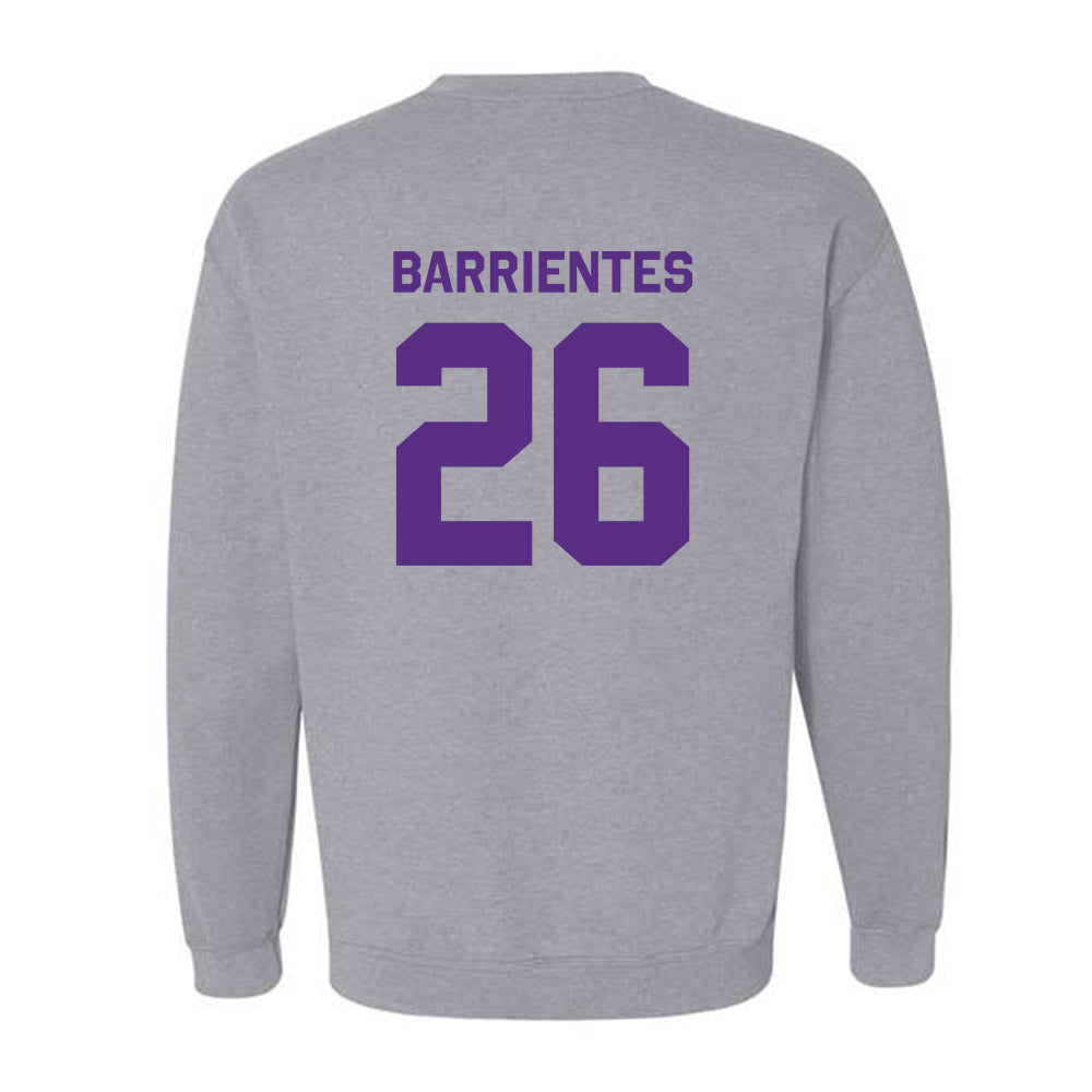TCU - NCAA Baseball : Aiden Barrientes - Classic Shersey Crewneck Sweatshirt-1