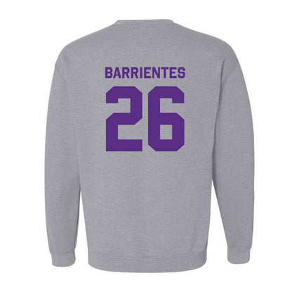 TCU - NCAA Baseball : Aiden Barrientes - Classic Shersey Crewneck Sweatshirt-1
