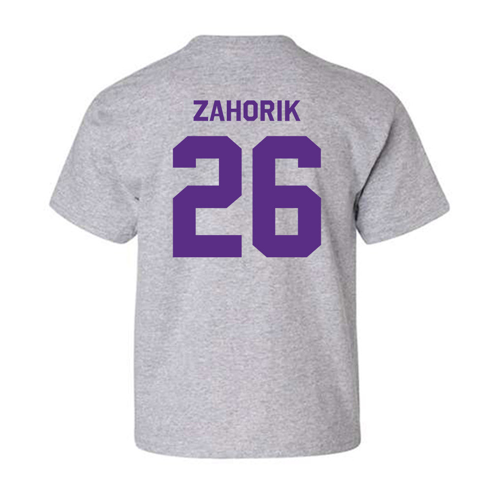 TCU - NCAA Equestrian : Victoria Zahorik - Classic Shersey Youth T-Shirt-1