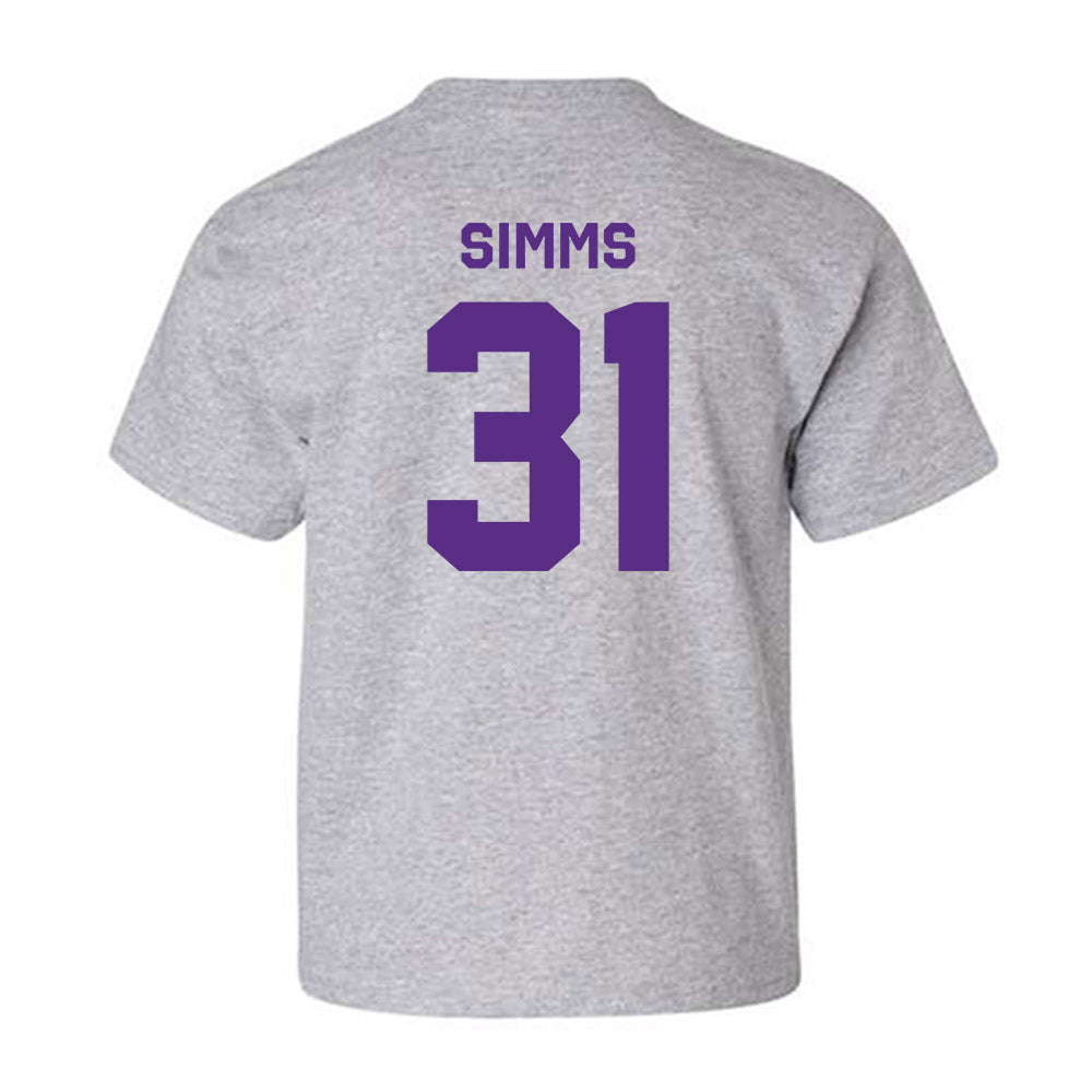 TCU - NCAA Football : Julius Simms - Classic Shersey Youth T-Shirt-1