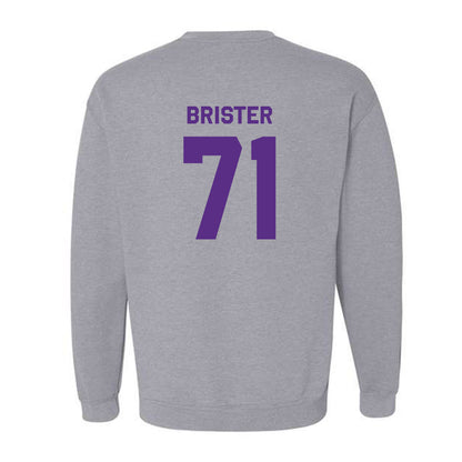 TCU - NCAA Football : Creece Brister - Classic Shersey Crewneck Sweatshirt-1