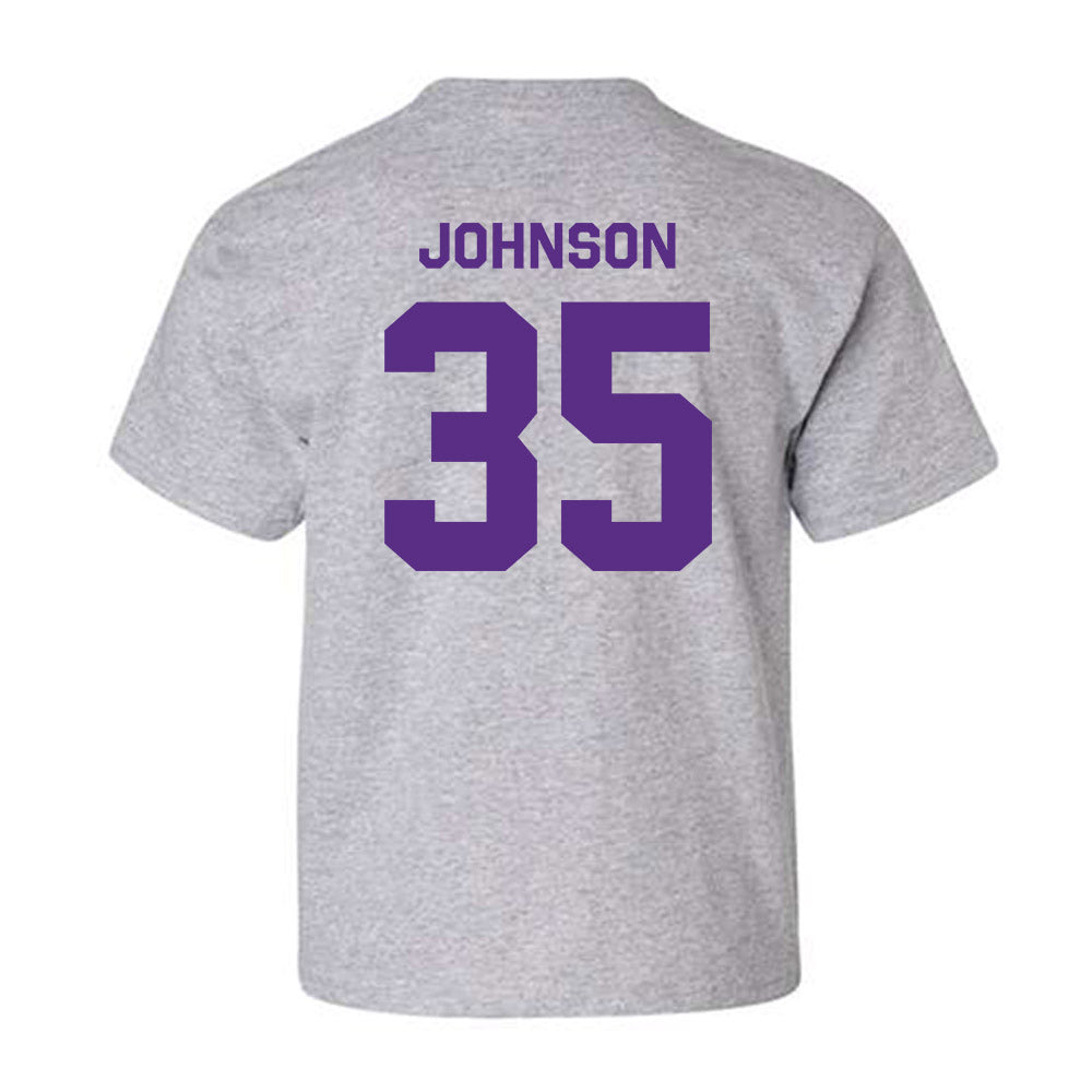 TCU - NCAA Football : Tristan Johnson - Classic Shersey Youth T-Shirt-1