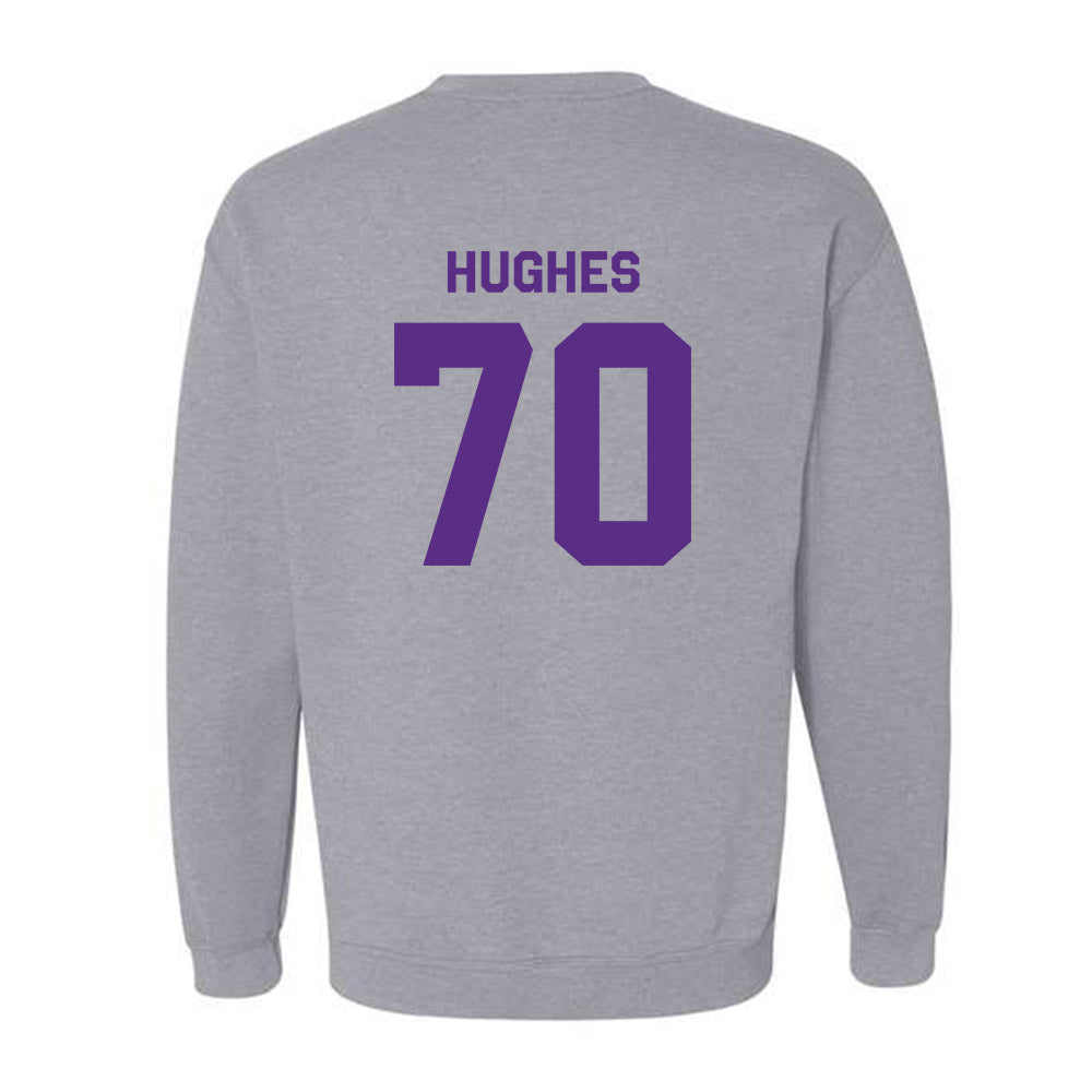 TCU - NCAA Football : Ryan Hughes - Classic Shersey Crewneck Sweatshirt-1
