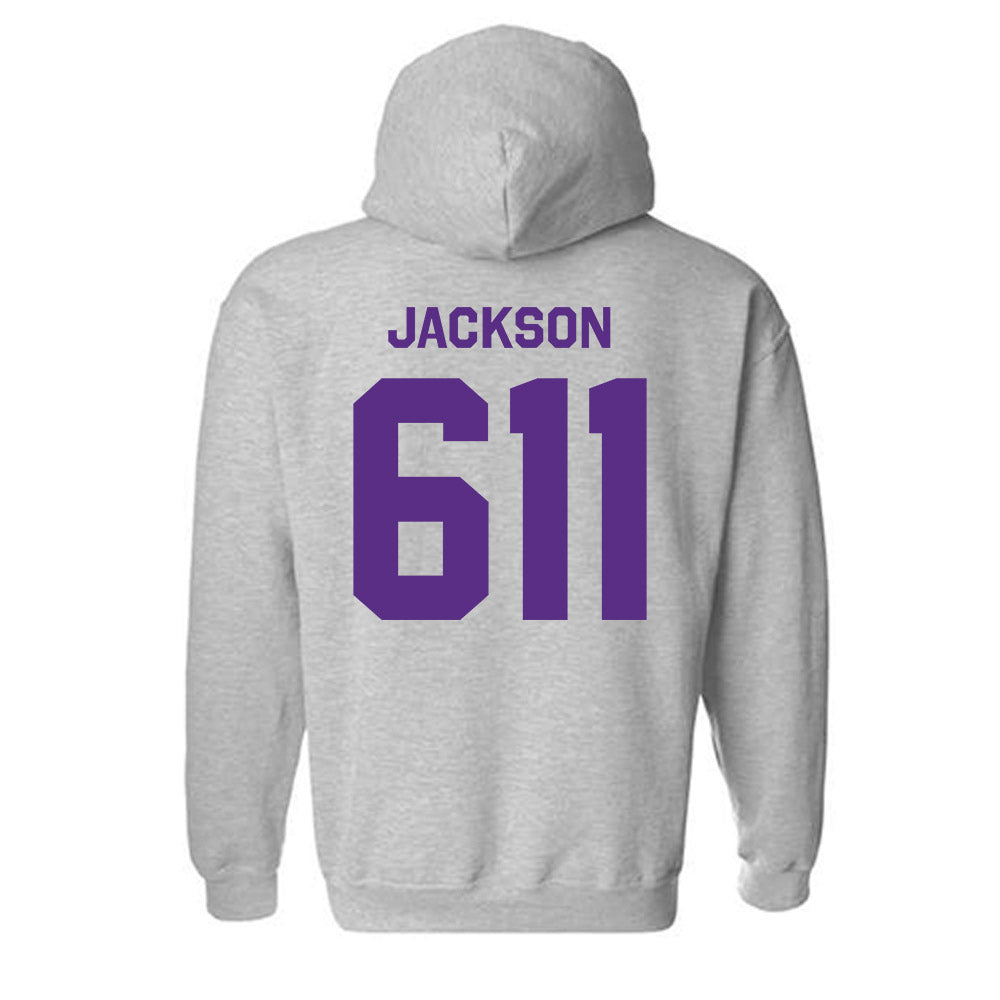 TCU - NCAA Women's Track & Field : Genesis Jackson - Classic Shersey Hooded Sweatshirt-1