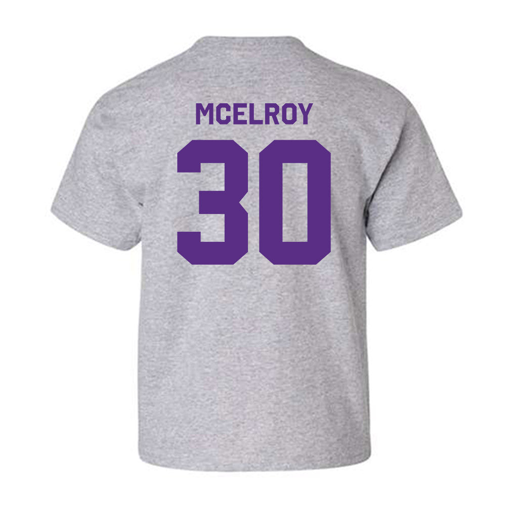 TCU - NCAA Men's Basketball : Drew McElroy - Classic Shersey Youth T-Shirt-1