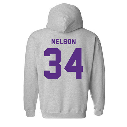 TCU - NCAA Baseball : Cade Nelson - Classic Shersey Hooded Sweatshirt-1