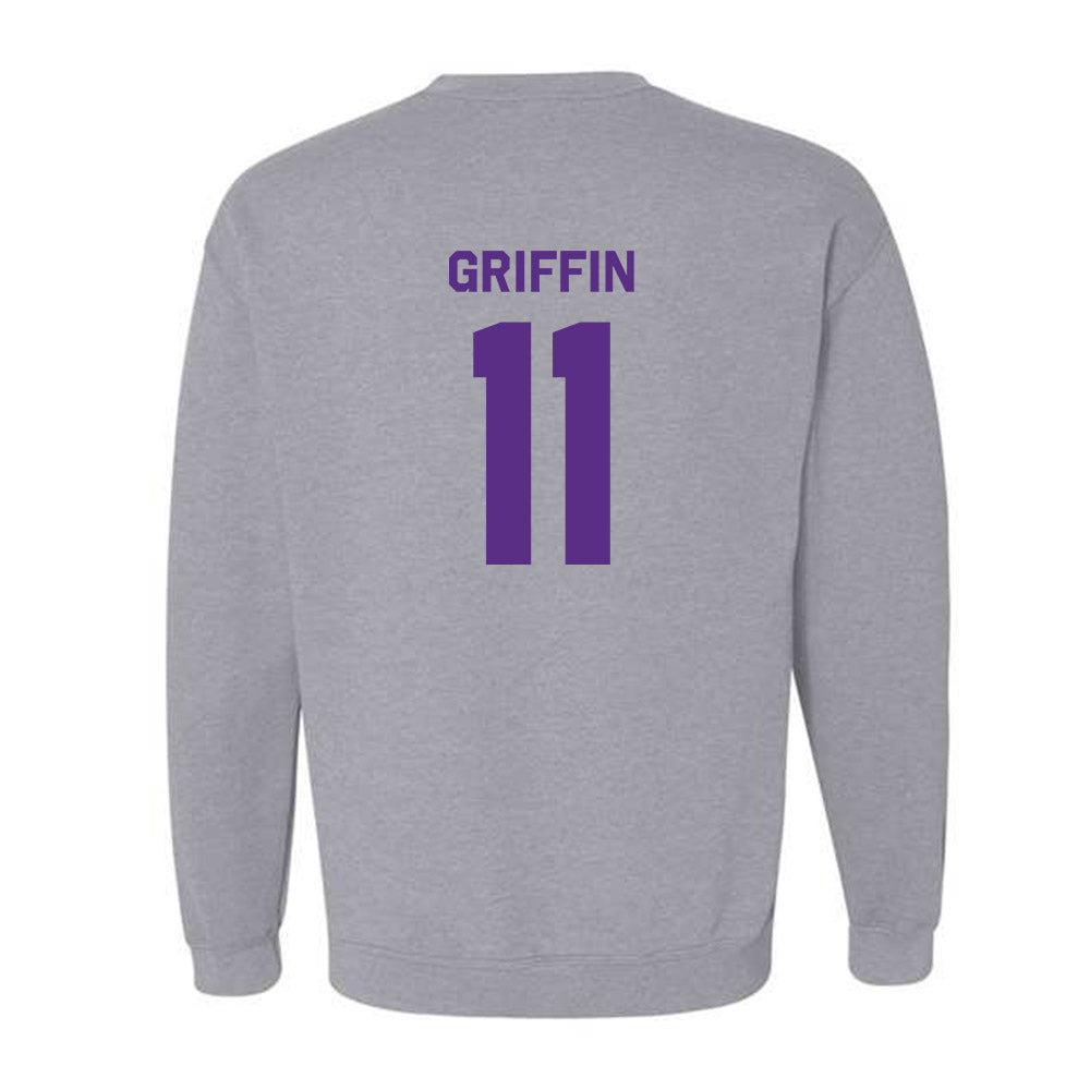 TCU - NCAA Baseball : Colton Griffin - Classic Shersey Crewneck Sweatshirt-1
