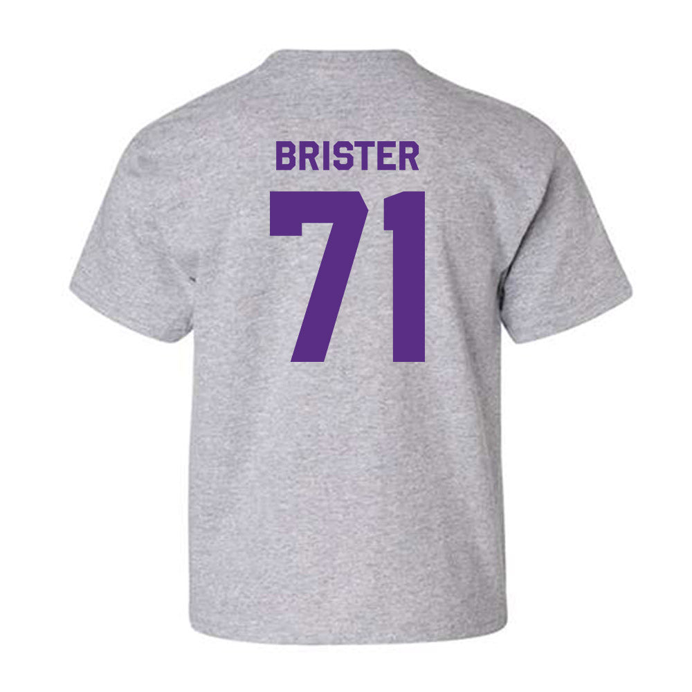 TCU - NCAA Football : Creece Brister - Classic Shersey Youth T-Shirt-1