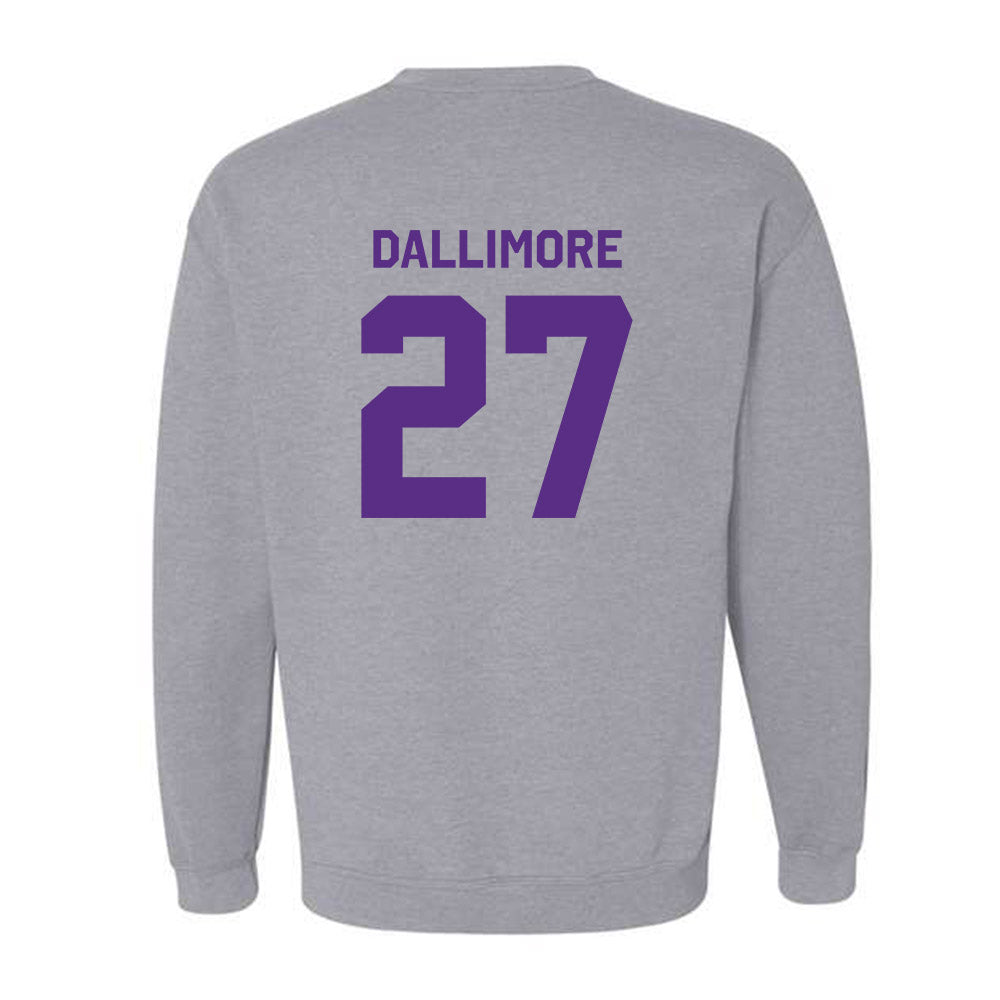 TCU - NCAA Baseball : Brady Dallimore - Classic Shersey Crewneck Sweatshirt-1