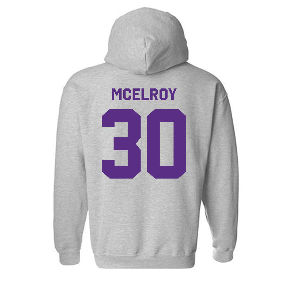 TCU - NCAA Men's Basketball : Drew McElroy - Classic Shersey Hooded Sweatshirt-1