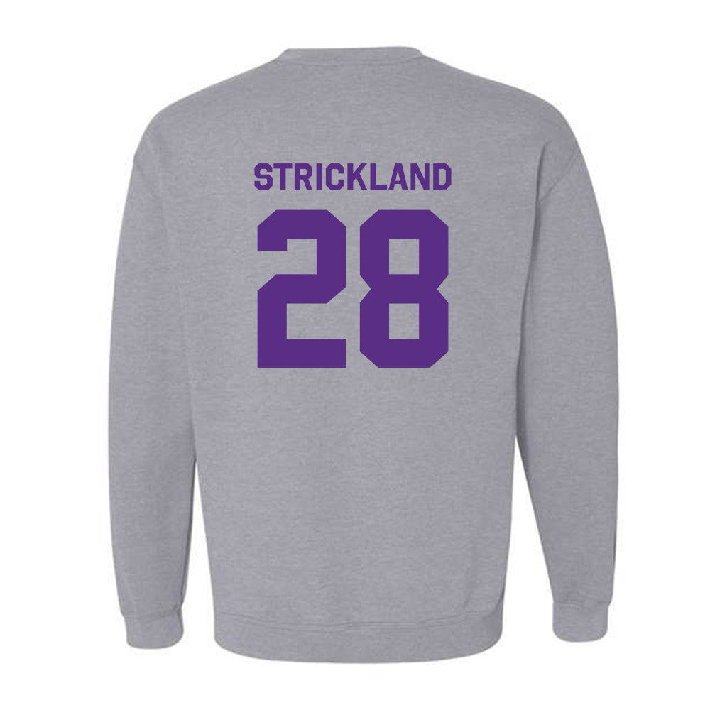 TCU - NCAA Football : Micah Strickland - Classic Shersey Crewneck Sweatshirt-1