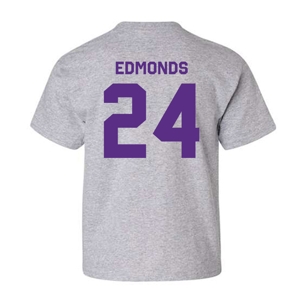 TCU - NCAA Men's Basketball : Xavier Edmonds - Classic Shersey Youth T-Shirt-1