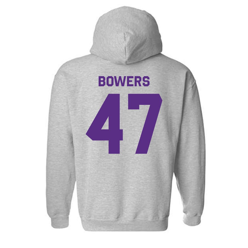 TCU - NCAA Football : Aaron Bowers - Classic Shersey Hooded Sweatshirt-1