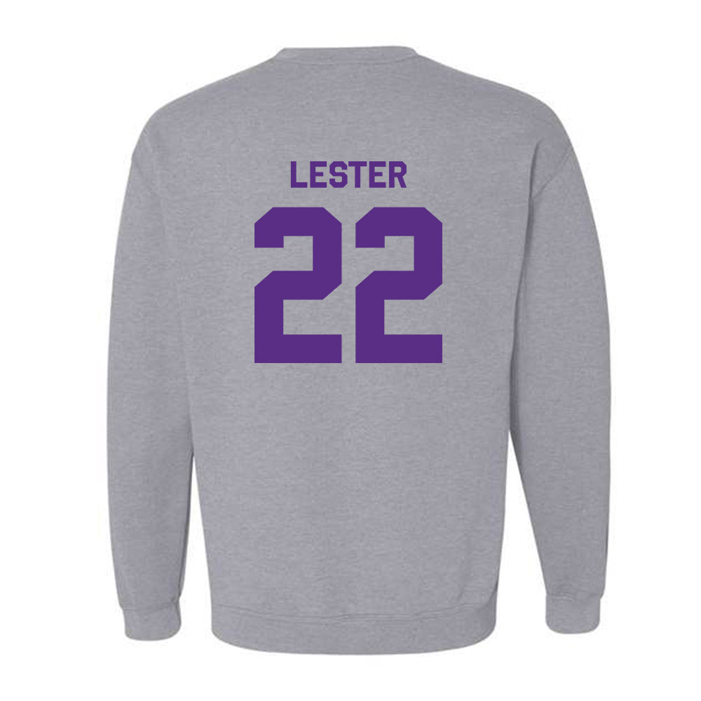 TCU - NCAA Football : Jordan Lester - Classic Shersey Crewneck Sweatshirt-1