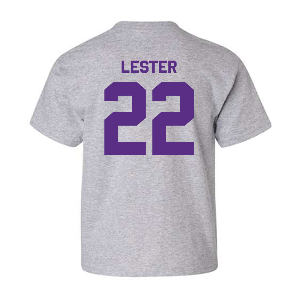 TCU - NCAA Football : Jordan Lester - Classic Shersey Youth T-Shirt-1