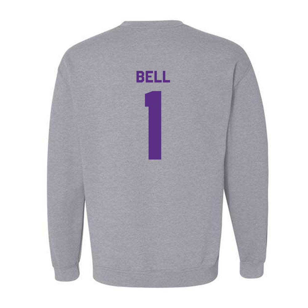 TCU - NCAA Baseball : James Bell - Classic Shersey Crewneck Sweatshirt-1