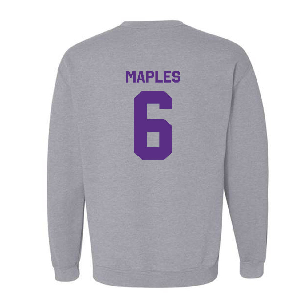 TCU - NCAA Football : Jayden Maples - Classic Shersey Crewneck Sweatshirt-1