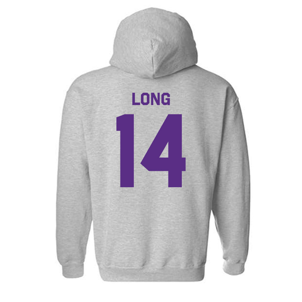 TCU - NCAA Beach Volleyball : Anna Long - Classic Shersey Hooded Sweatshirt-1
