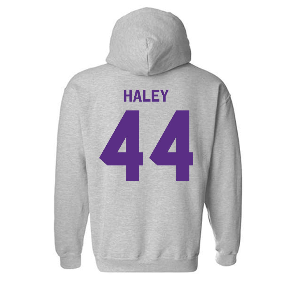 TCU - NCAA Football : Sam Haley - Classic Shersey Hooded Sweatshirt-1