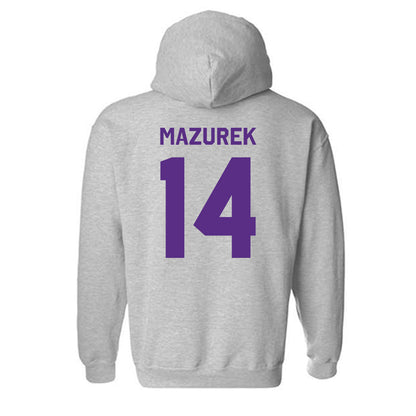 TCU - NCAA Women's Basketball : Natalie Mazurek - Classic Shersey Hooded Sweatshirt-1
