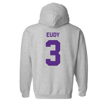 TCU - NCAA Baseball : Kade Eudy - Classic Shersey Hooded Sweatshirt-1