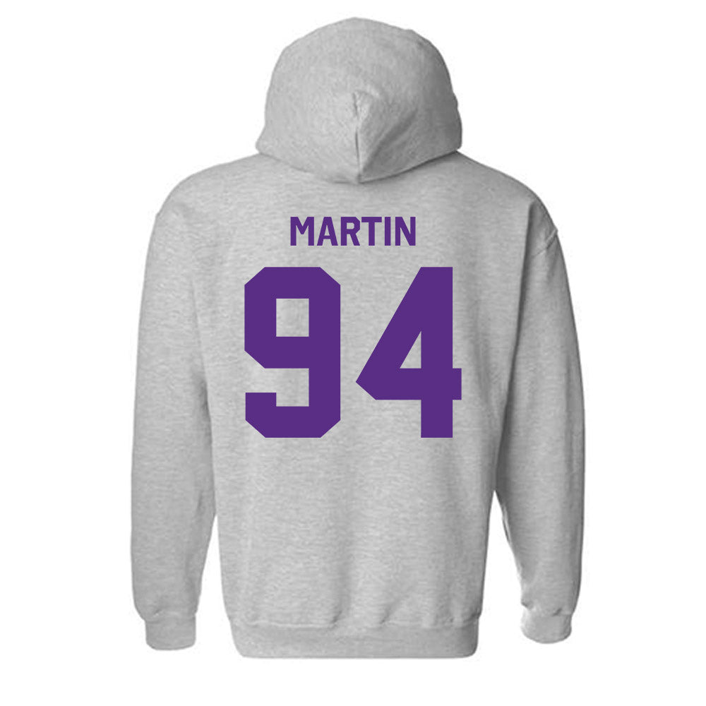 TCU - NCAA Football : Jared Martin - Classic Shersey Hooded Sweatshirt-1