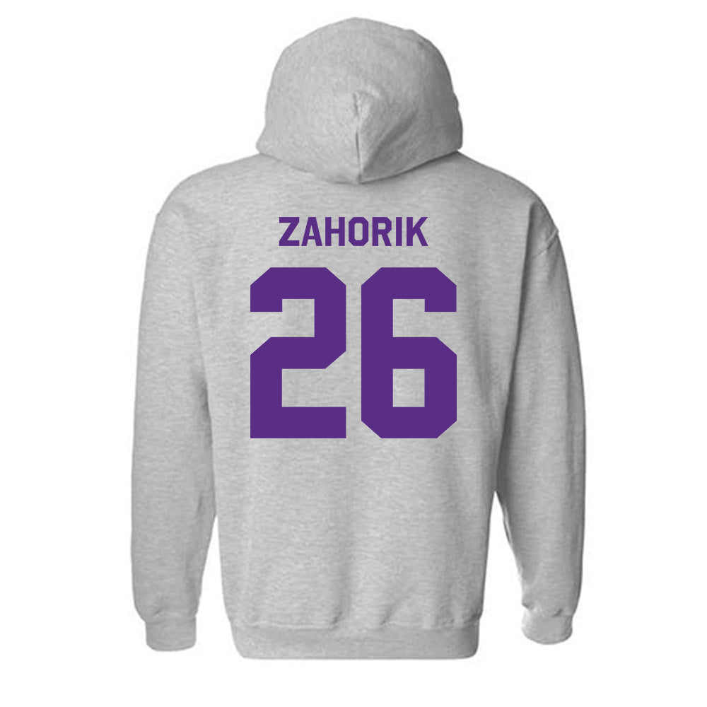 TCU - NCAA Equestrian : Victoria Zahorik - Classic Shersey Hooded Sweatshirt-1