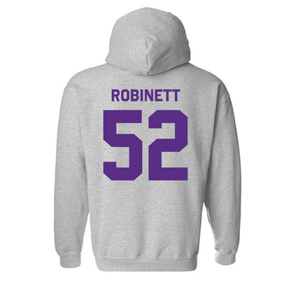 TCU - NCAA Football : Blake Robinett - Classic Shersey Hooded Sweatshirt-1