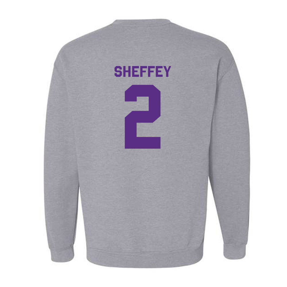 TCU - NCAA Women's Basketball : Veronica Sheffey - Classic Shersey Crewneck Sweatshirt-1