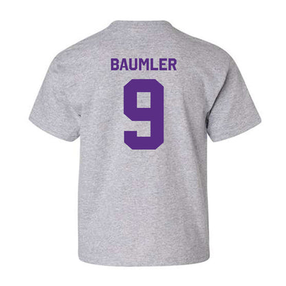 TCU - NCAA Baseball : Trever Baumler - Classic Shersey Youth T-Shirt-1