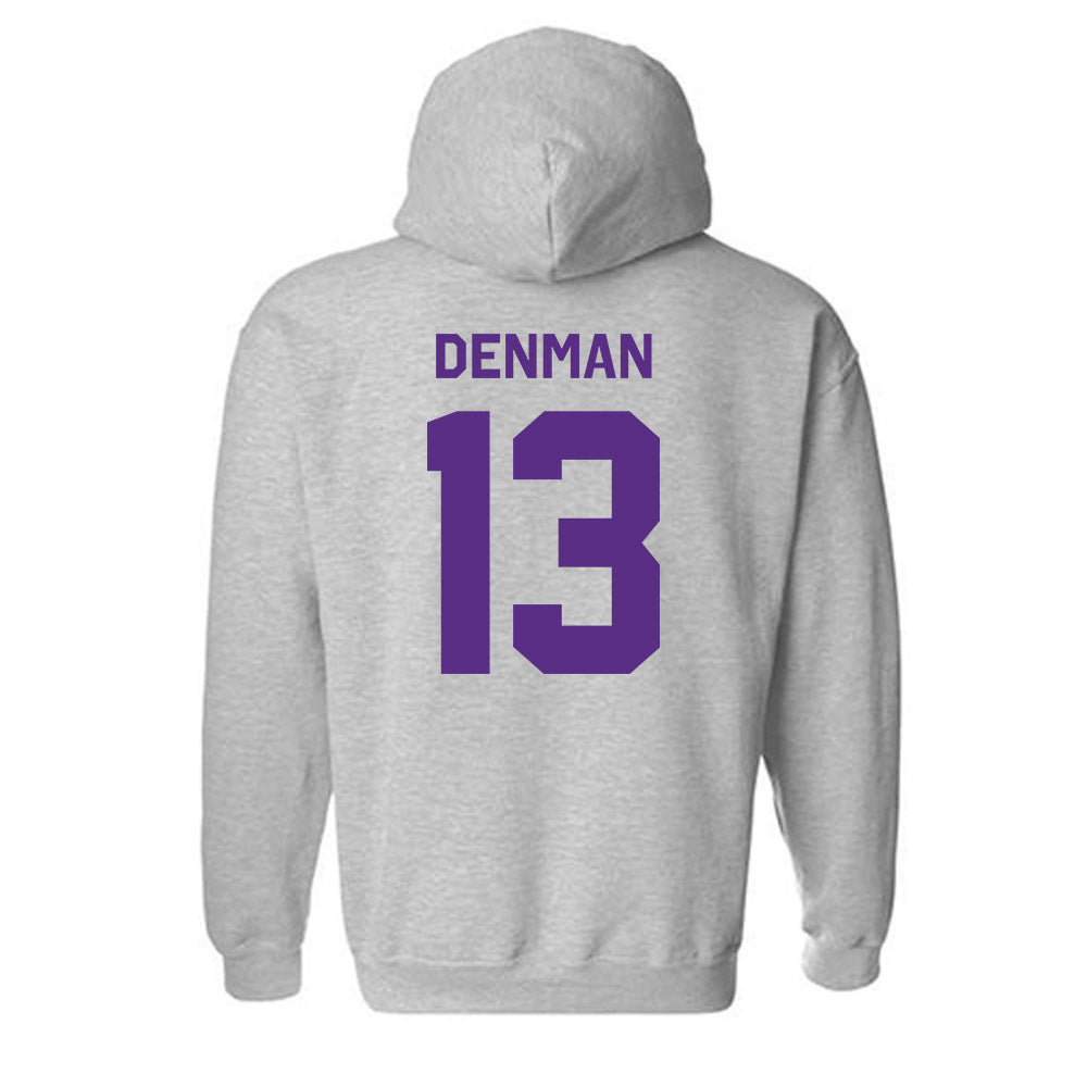 TCU - NCAA Football : Jon Denman - Classic Shersey Hooded Sweatshirt-1