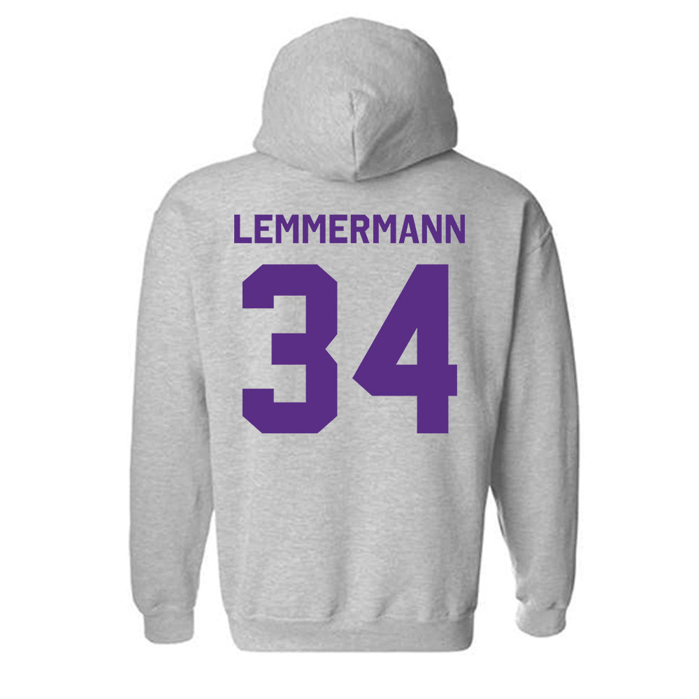 TCU - NCAA Football : Kyle Lemmermann - Classic Shersey Hooded Sweatshirt-1