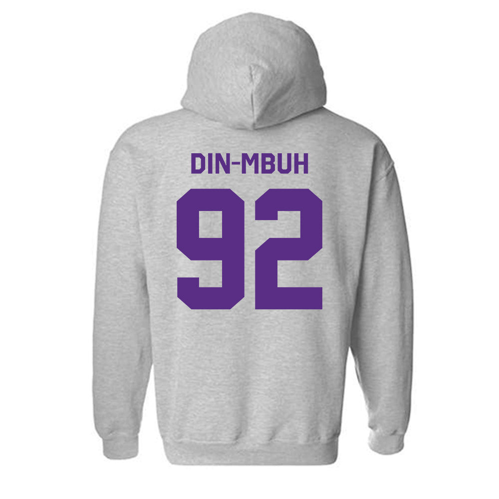 TCU - NCAA Football : Ansel Din-Mbuh - Classic Shersey Hooded Sweatshirt-1
