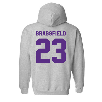 TCU - NCAA Baseball : Mason Brassfield - Classic Shersey Hooded Sweatshirt-1