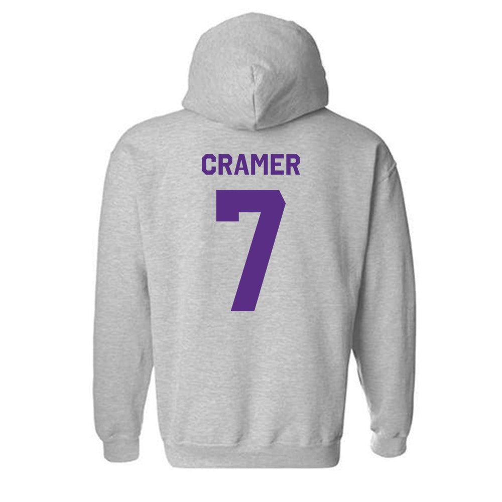 TCU - NCAA Baseball : Cole Cramer - Classic Shersey Hooded Sweatshirt-1