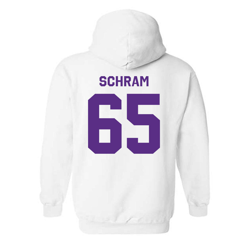 TCU - NCAA Football : Logan Schram - Classic Shersey Hooded Sweatshirt-1