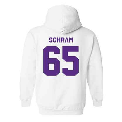 TCU - NCAA Football : Logan Schram - Classic Shersey Hooded Sweatshirt-1
