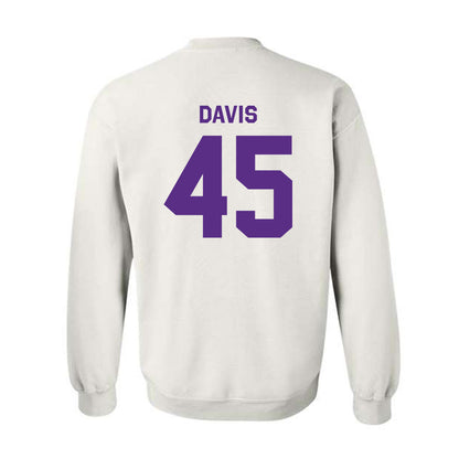 TCU - NCAA Baseball : Lance Davis - Classic Shersey Crewneck Sweatshirt-1