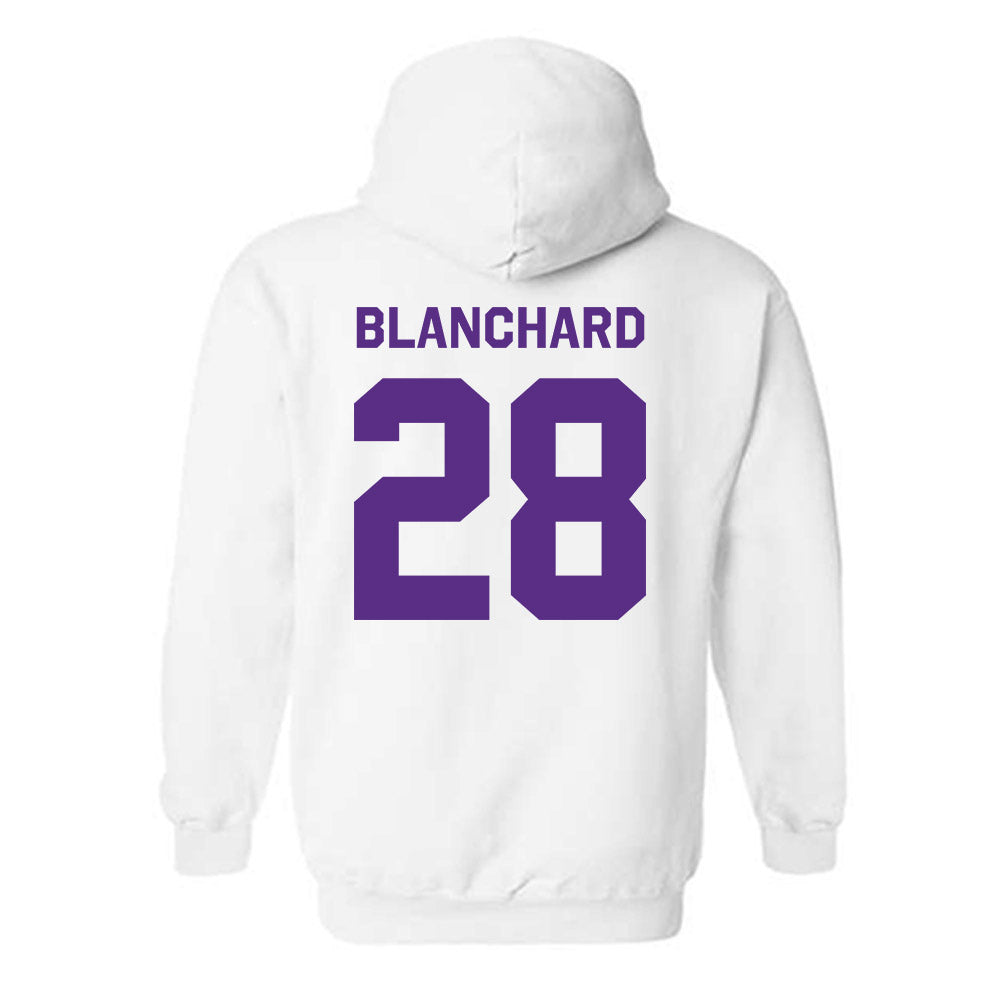 TCU - NCAA Baseball : Colin Blanchard - Classic Shersey Hooded Sweatshirt-1