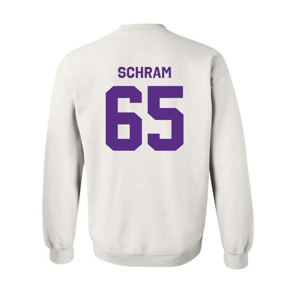 TCU - NCAA Football : Logan Schram - Classic Shersey Crewneck Sweatshirt-1