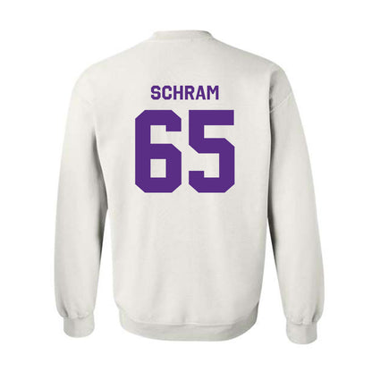 TCU - NCAA Football : Logan Schram - Classic Shersey Crewneck Sweatshirt-1