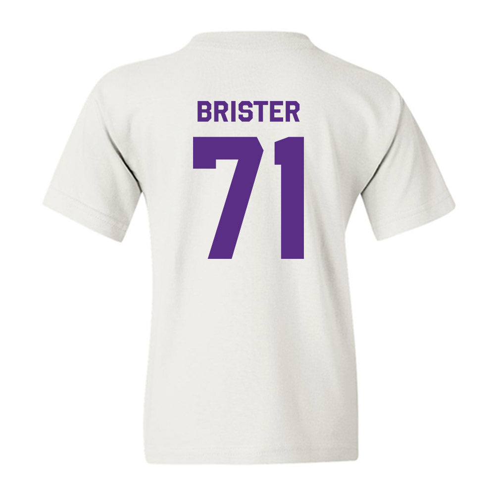 TCU - NCAA Football : Creece Brister - Classic Shersey Youth T-Shirt-1