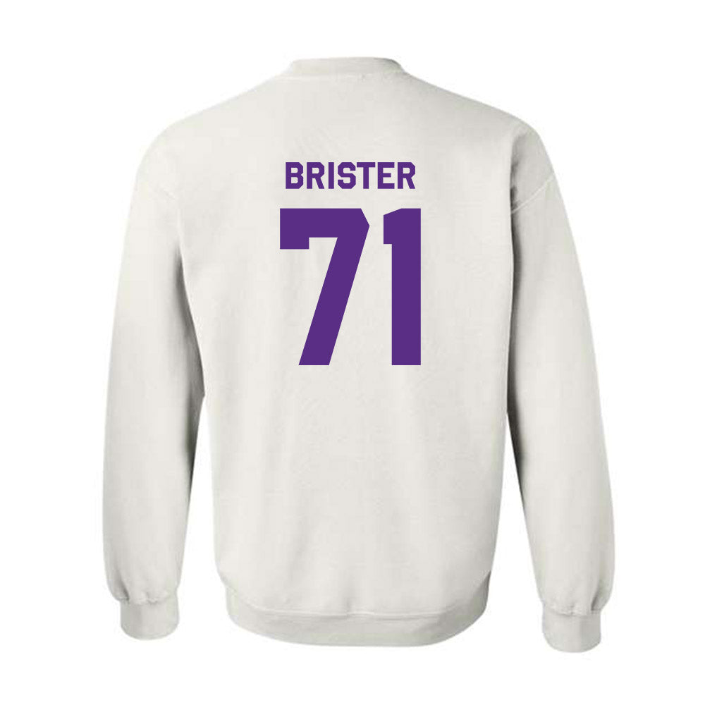 TCU - NCAA Football : Creece Brister - Classic Shersey Crewneck Sweatshirt-1