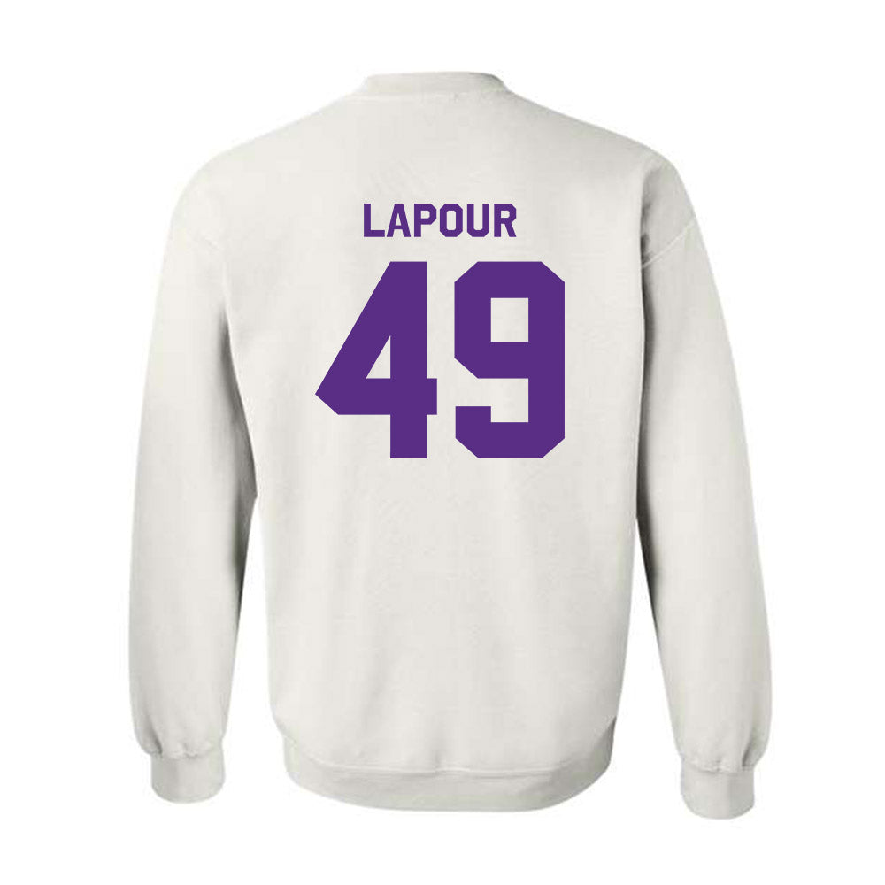 TCU - NCAA Baseball : Tommy LaPour - Classic Shersey Crewneck Sweatshirt-1