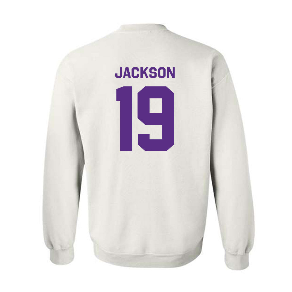 TCU - NCAA Football : Kylin Jackson - Classic Shersey Crewneck Sweatshirt-1