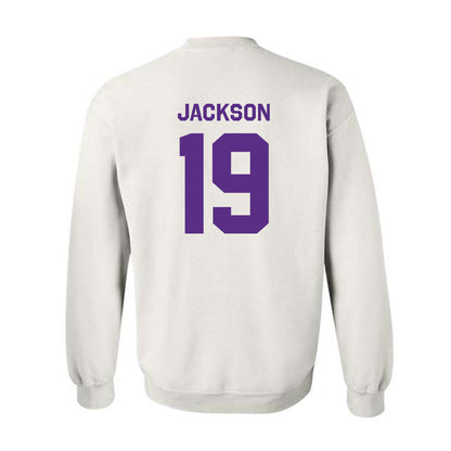 TCU - NCAA Football : Kylin Jackson - Classic Shersey Crewneck Sweatshirt-1