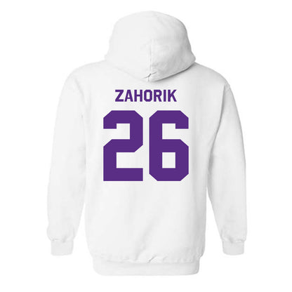 TCU - NCAA Equestrian : Victoria Zahorik - Classic Shersey Hooded Sweatshirt-1