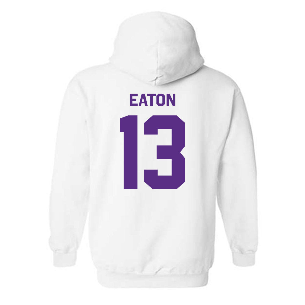 TCU - NCAA Baseball : Cole Eaton - Classic Shersey Hooded Sweatshirt-1