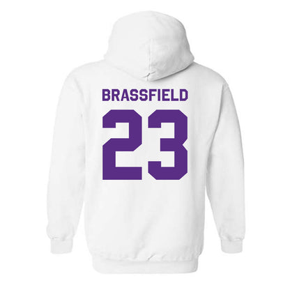 TCU - NCAA Baseball : Mason Brassfield - Classic Shersey Hooded Sweatshirt-1