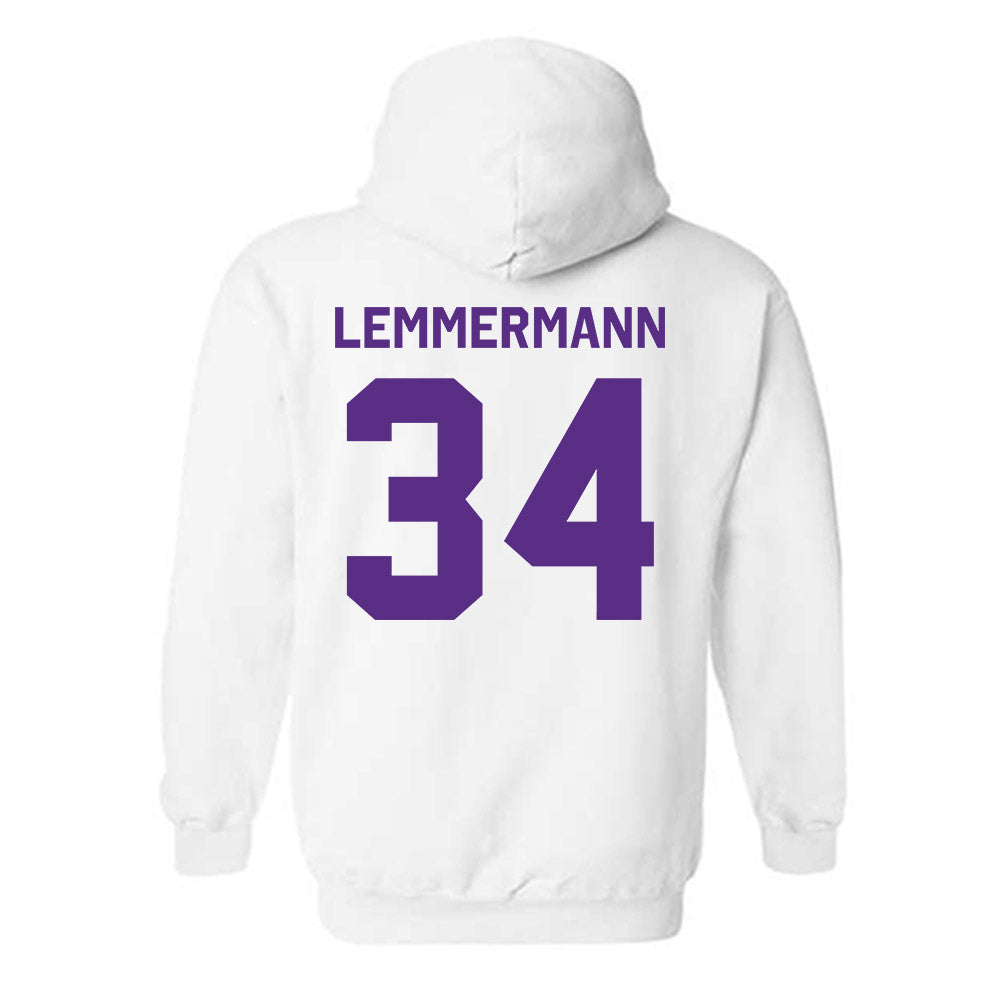 TCU - NCAA Football : Kyle Lemmermann - Classic Shersey Hooded Sweatshirt-1